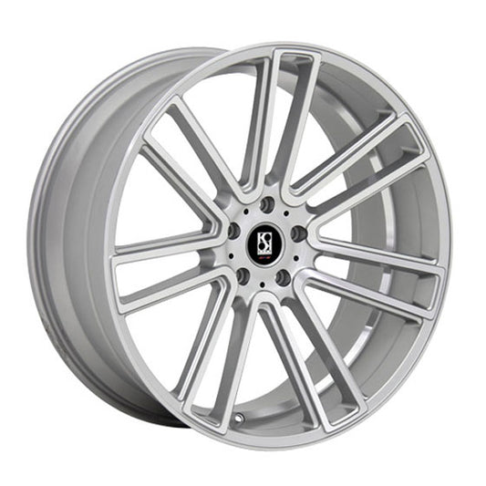 KOKO KUTURE MASSA-7 Silver Machined Face 22X10.5