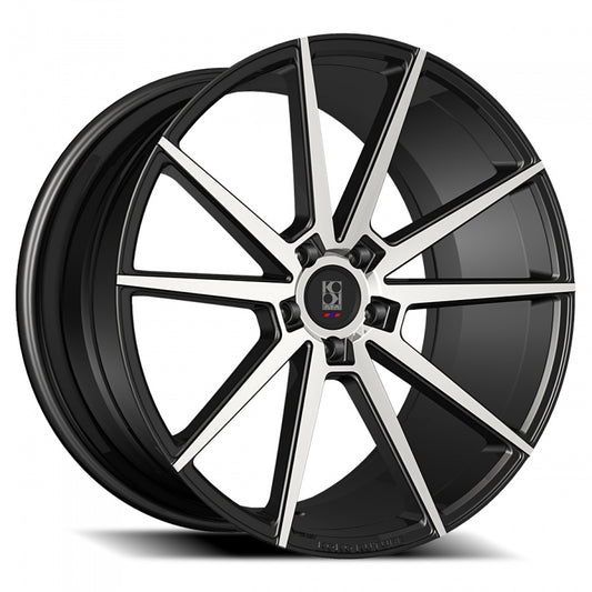KOKO KUTURE LE MANS Gloss Black Machined Face 24X10