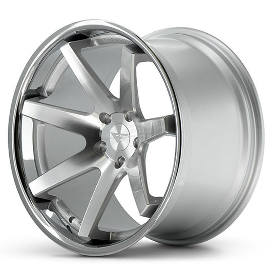 FERRADA FR1 Silver Machined Face Center / Chrome Lip 20X11.5