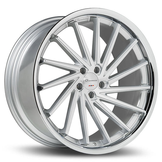 GIOVANNA SPIRA FF Silver Machined Face Center / Chrome Lip 22X10.5