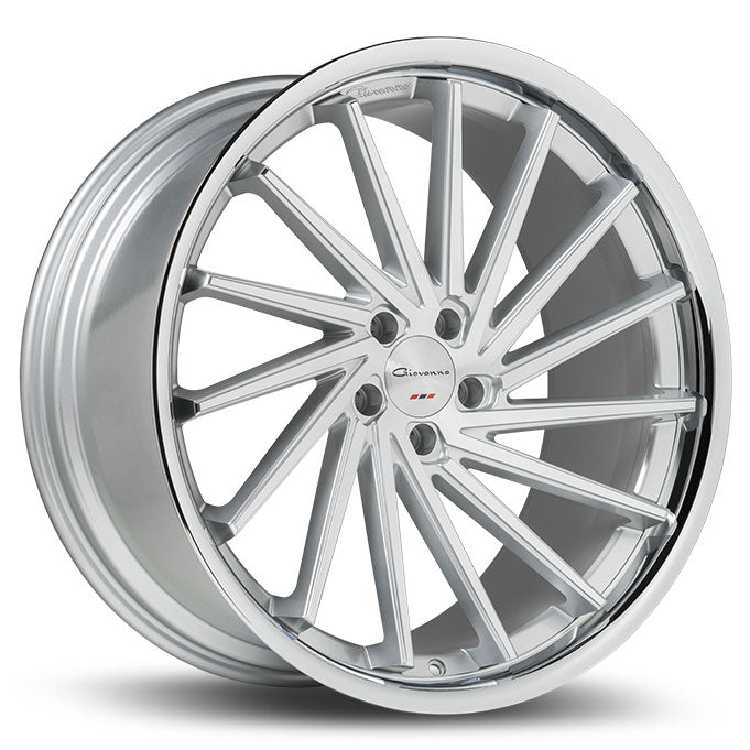 GIOVANNA SPIRA FF Silver Machined Face Center / Chrome Lip 20X9