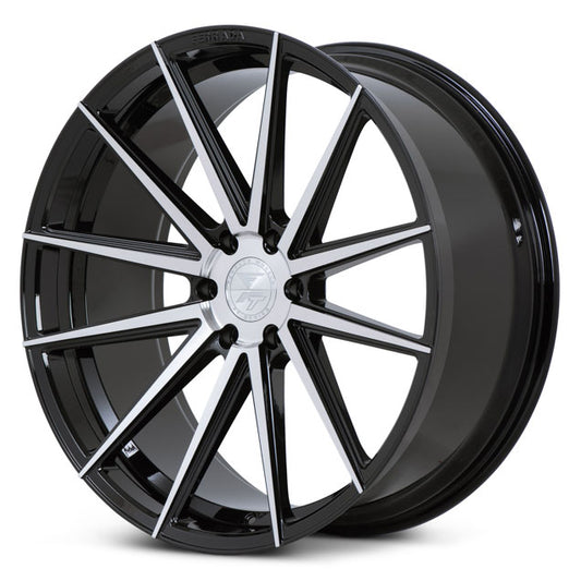 FERRADA FT1 Gloss Black Machined Face 24X10