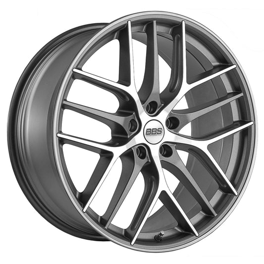 BBS CC-R Graphite w/Diamond Cut Face & Satin Clear Coat 19X9