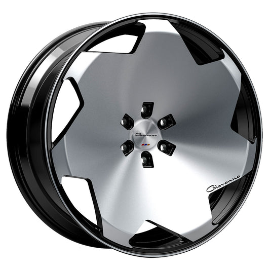 GIOVANNA MASISS Gloss Black Machined Face 24X10