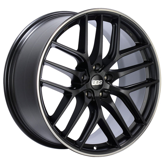 BBS CC-R Black Center w/Polished Stainless Steel Rim Protector 19X9.5