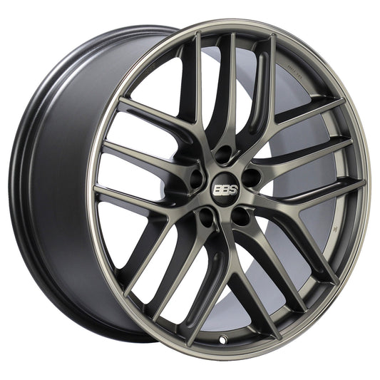 BBS CC-R Platinum w/Polished Stainless Steel Rim Protector 19X10