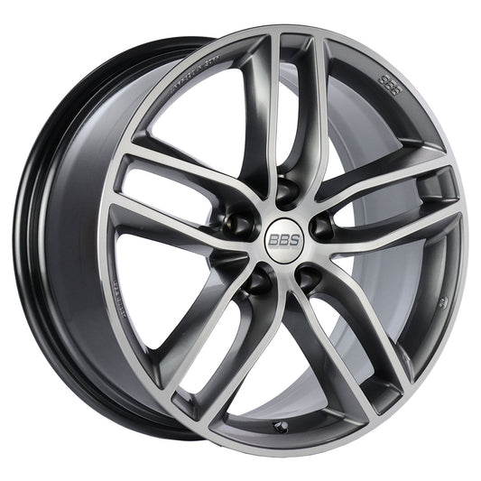 BBS SX Platinum Gloss w/Machined Face 18X8