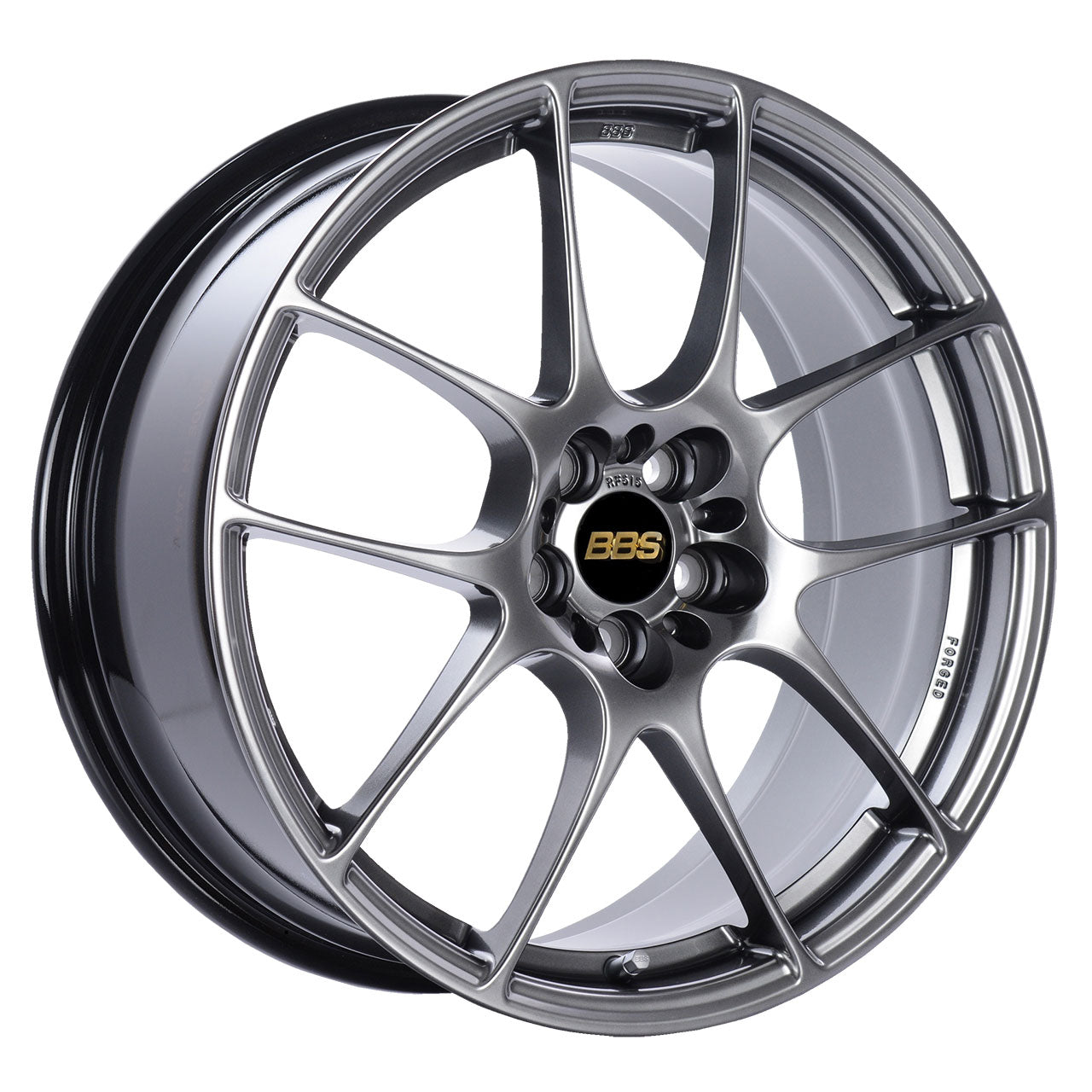 BBS RF Diamond Black Paint w/Clear Protective Top Coat 18X9