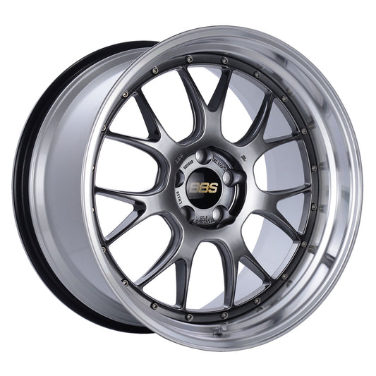 BBS LM-R Diamond Black Painted Center w/Diamond Cut Rim & Clear Protective Top Coat 20X9.5