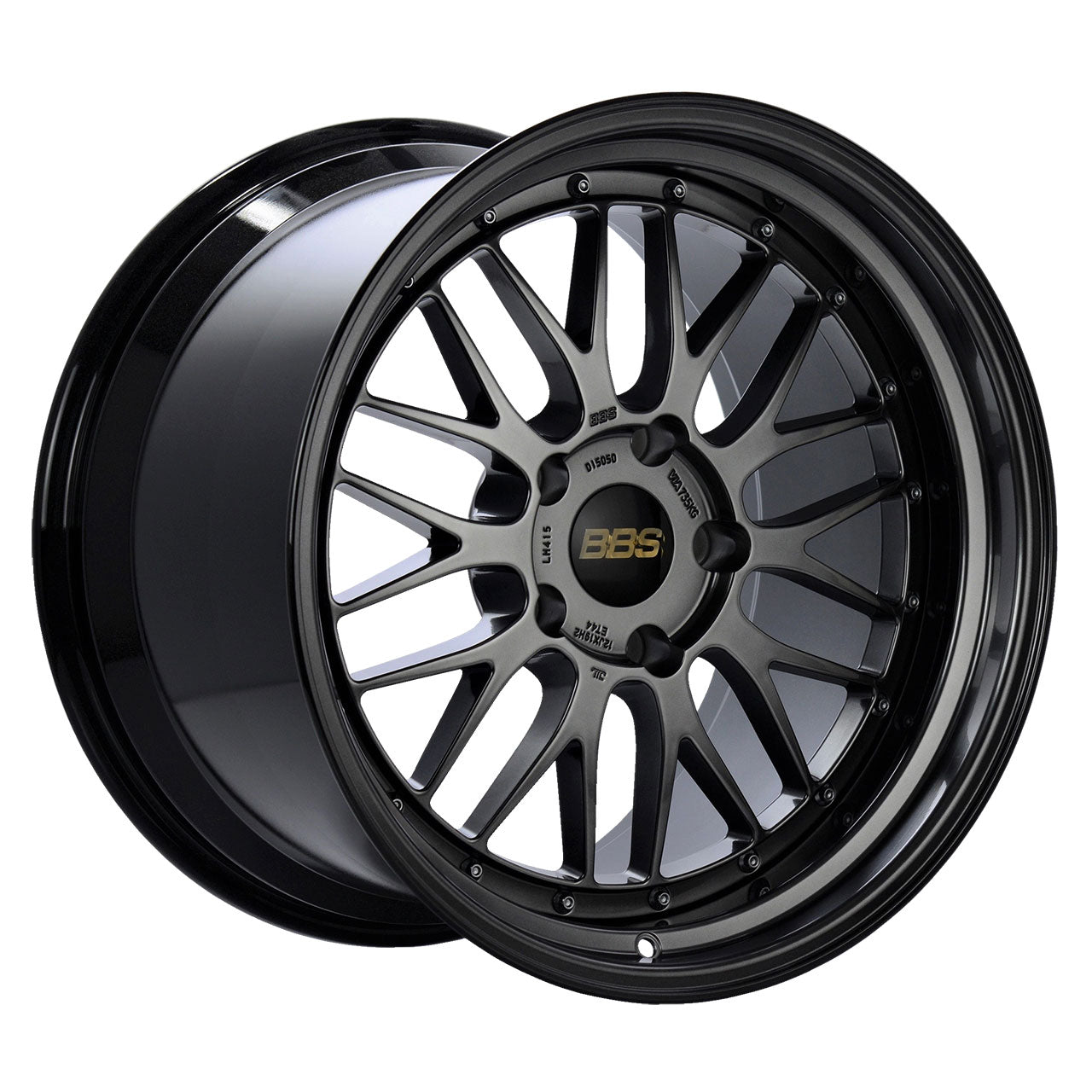 BBS LM Diamond Black Center w/Diamond Cut Lip and Black Inner Barrel 21X12