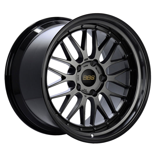 BBS LM Diamond Black Center w/Diamond Cut Lip and Black Inner Barrel 21X12