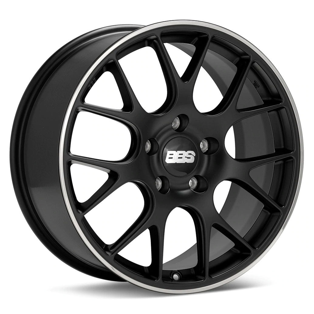 BBS CHR Black Center w/Polished Stainless Steel Rim Protector 20X10