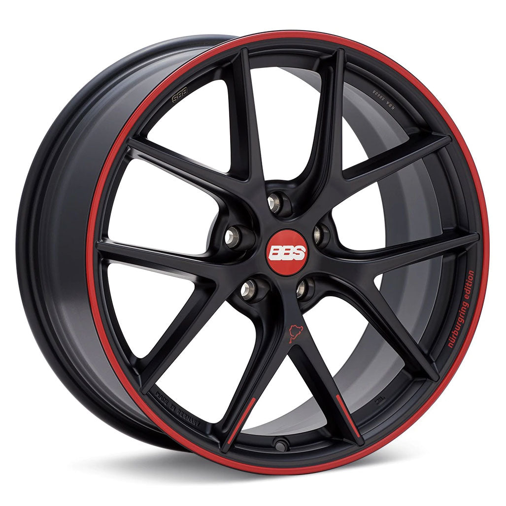 BBS CI-R Nurburgring Edition - Black w/Red Lip Edge 19X9