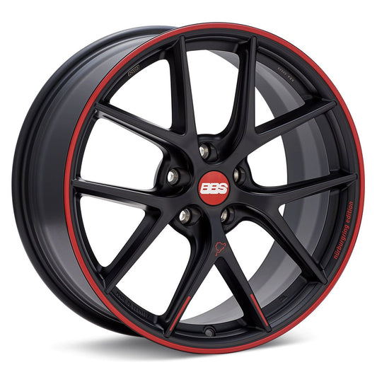 BBS CI-R Nurburgring Edition - Black w/Red Lip Edge 20X9