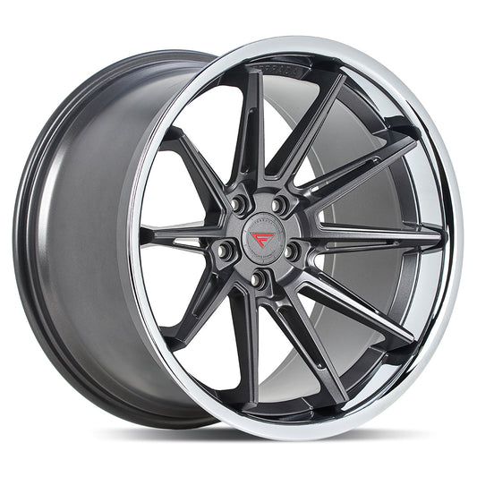 FERRADA CM2 Matte Graphite w/ Chrome Lip 20X8.5
