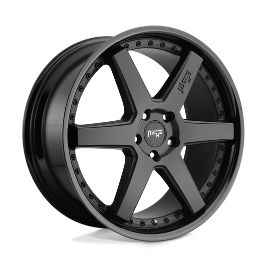 Niche 1PC M192 ALTAIR GLOSS BLACK MATTE BLACK 19X8.5