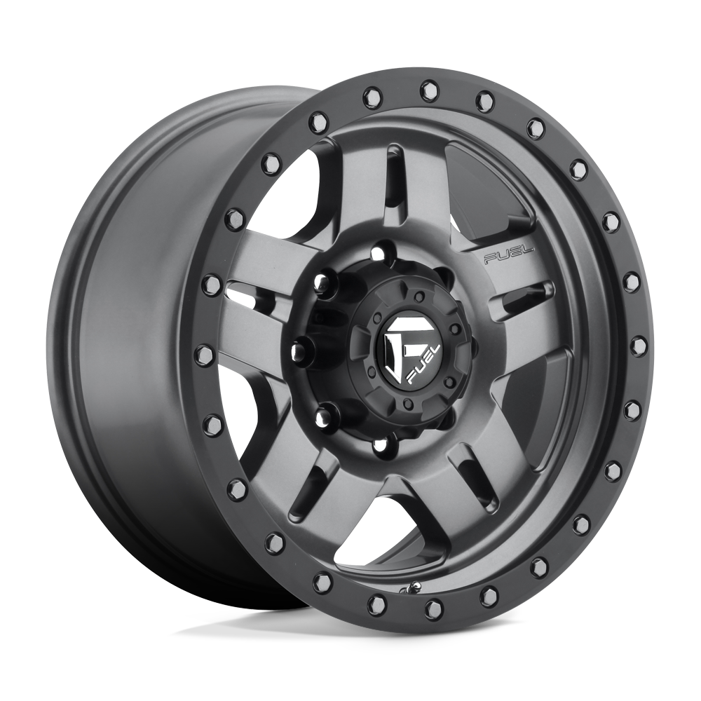 Fuel 1PC D558 ANZA MATTE GUN METAL BLACK BEAD RING 20X10