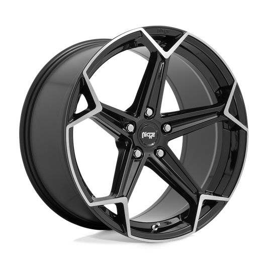 Niche 1PC N259 ARROW GLOSS BLACK BRUSHED 20X10.5