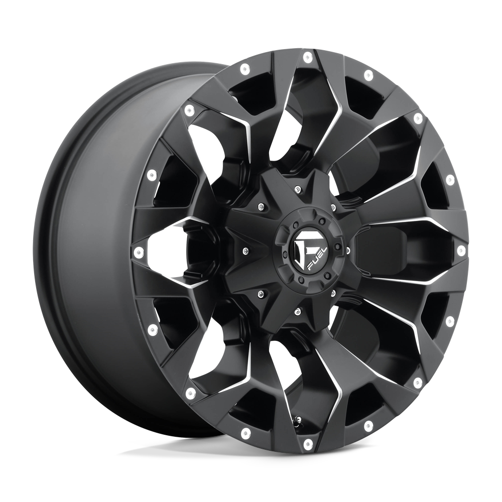 Fuel 1PC D546 ASSAULT MATTE BLACK MILLED 18X9