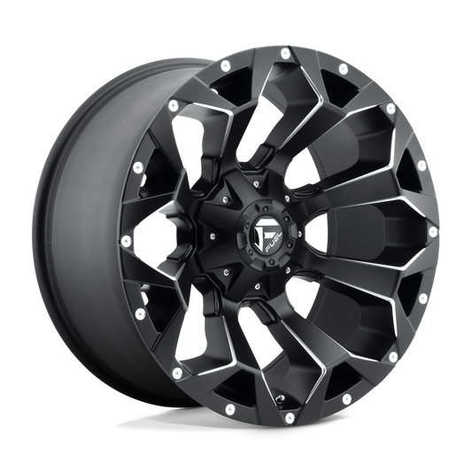 Fuel 1PC D546 ASSAULT MATTE BLACK MILLED 18X9