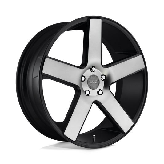 DUB 1PC S116 BALLER MATTE BLACK DOUBLE DARK TINT 22X8.5