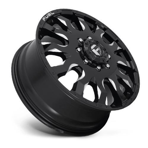 Fuel 1PC D673 BLITZ GLOSS BLACK MILLED 20X8.25
