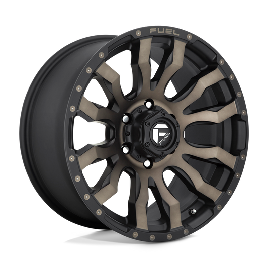 Fuel 1PC D674 BLITZ MATTE BLACK DOUBLE DARK TINT 20X9