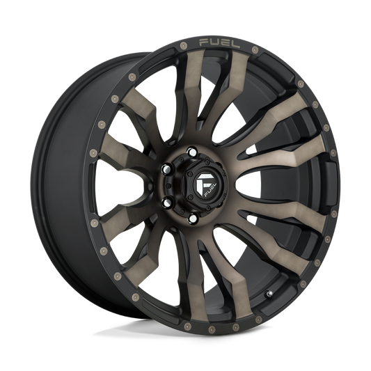 Fuel 1PC D674 BLITZ MATTE BLACK DOUBLE DARK TINT 22X10