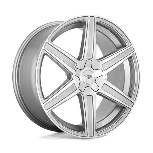 Niche 1PC M241 CARINA ANTHRACITE AND BRUSHED TINTED CLEAR 20X9