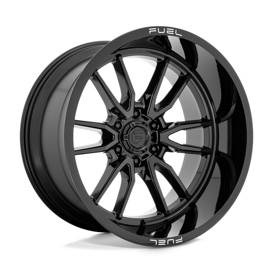 Fuel 1PC D760 CLASH GLOSS BLACK 22X12