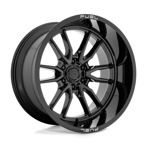 Fuel 1PC D760 CLASH GLOSS BLACK 22X12