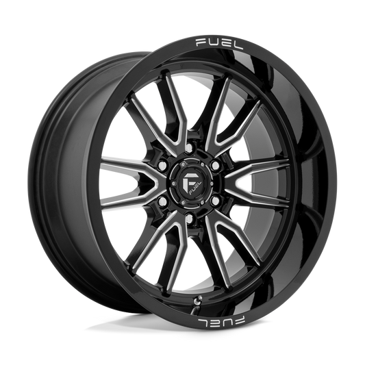 Fuel 1PC D761 CLASH GLOSS BLACK MILLED 18X9