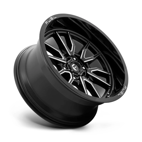 Fuel 1PC D761 CLASH GLOSS BLACK MILLED 17X9