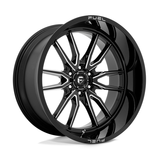 Fuel 1PC D761 CLASH GLOSS BLACK MILLED 24X12