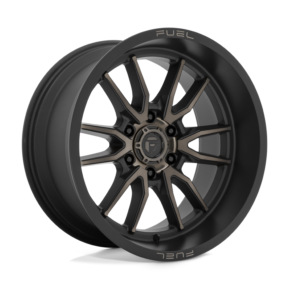 Fuel 1PC D762 CLASH MATTE BLACK DOUBLE DARK TINT 17X9