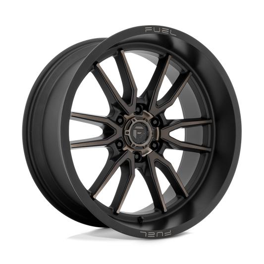 Fuel 1PC D762 CLASH MATTE BLACK DOUBLE DARK TINT 22X10