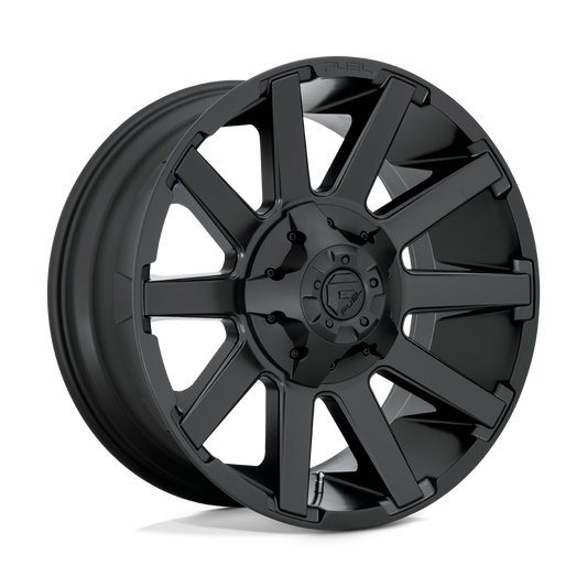Fuel 1PC D437 CONTRA SATIN BLACK 18X9