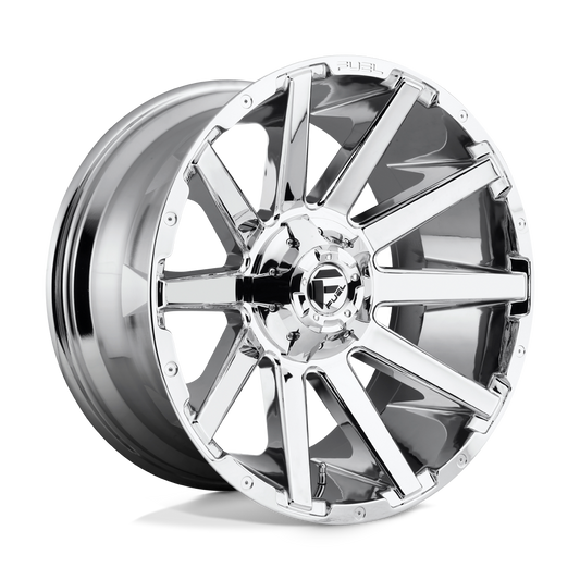 Fuel 1PC D614 CONTRA CHROME PLATED 20X9