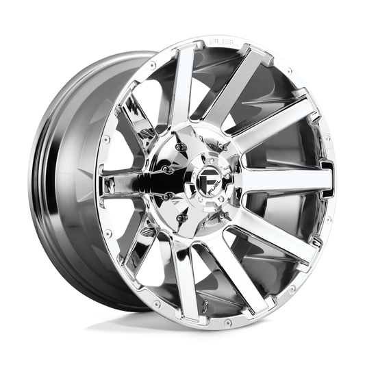 Fuel 1PC D614 CONTRA CHROME PLATED 20X10