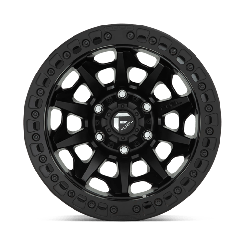 Fuel 1PC D114 COVERT BEADLOCK MATTE BLACK 17X9