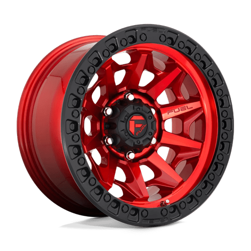 Fuel 1PC D695 COVERT CANDY RED BLACK BEAD RING 17X9