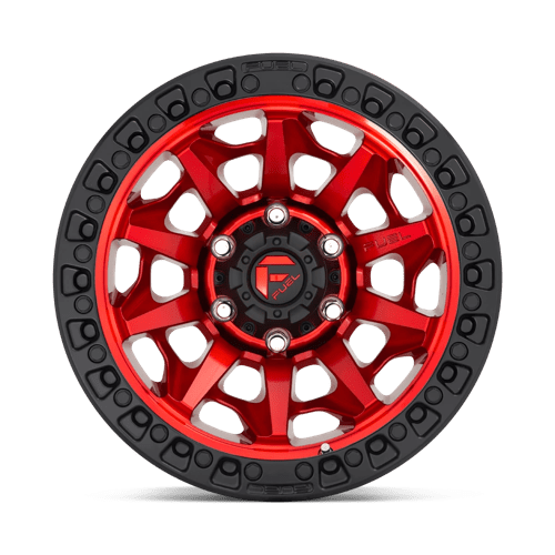 Fuel 1PC D695 COVERT CANDY RED BLACK BEAD RING 17X9