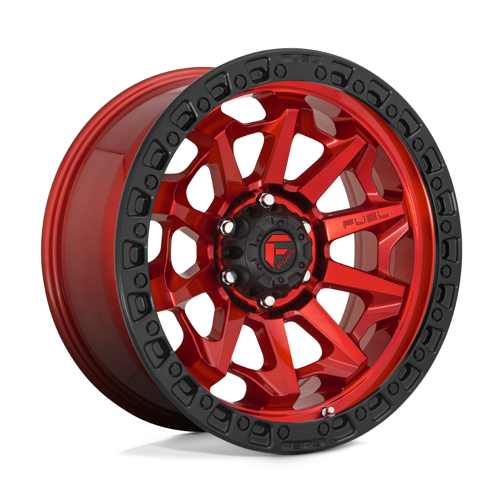 Fuel 1PC D695 COVERT CANDY RED BLACK BEAD RING 17X9