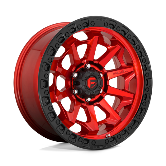Fuel 1PC D695 COVERT CANDY RED BLACK BEAD RING 20X10