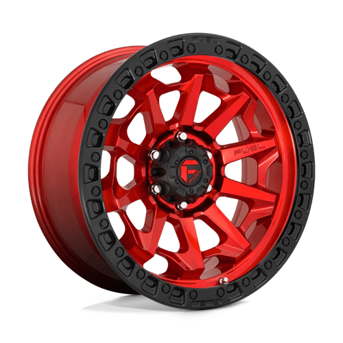 Fuel 1PC D695 COVERT CANDY RED BLACK BEAD RING 17X9