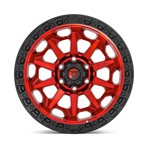 Fuel 1PC D695 COVERT CANDY RED BLACK BEAD RING 17X9