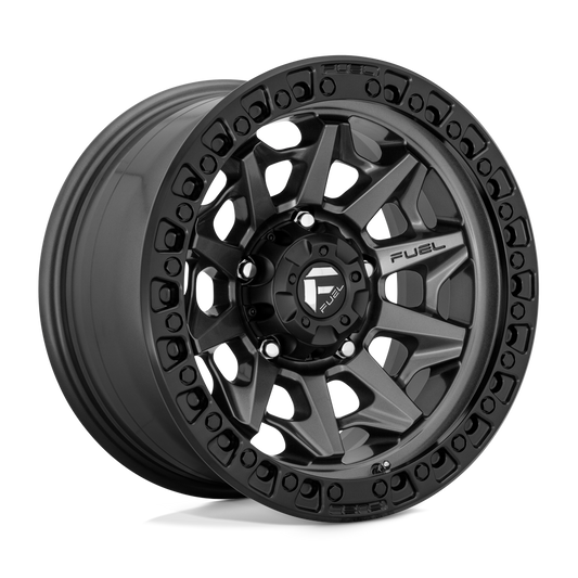 Fuel 1PC D716 COVERT MATTE GUN METAL BLACK BEAD RING 17X8.5