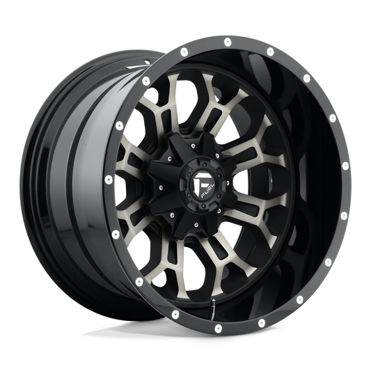 Fuel 1PC D561 CRUSH GLOSS MACHINED DOUBLE DARK TINT 18X9