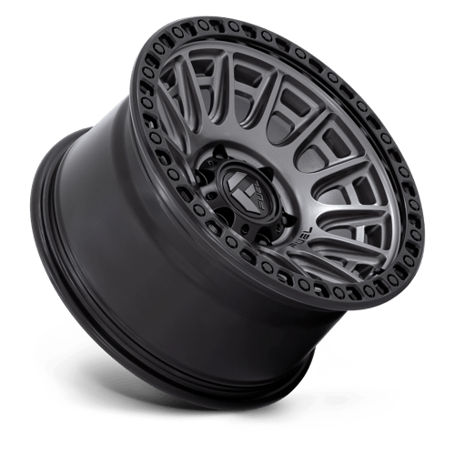 Fuel 1PC D835 CYCLE MATTE GUNMETAL WITH BLACK RING 17X8.5