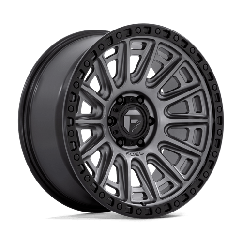Fuel 1PC D835 CYCLE MATTE GUNMETAL WITH BLACK RING 20X9